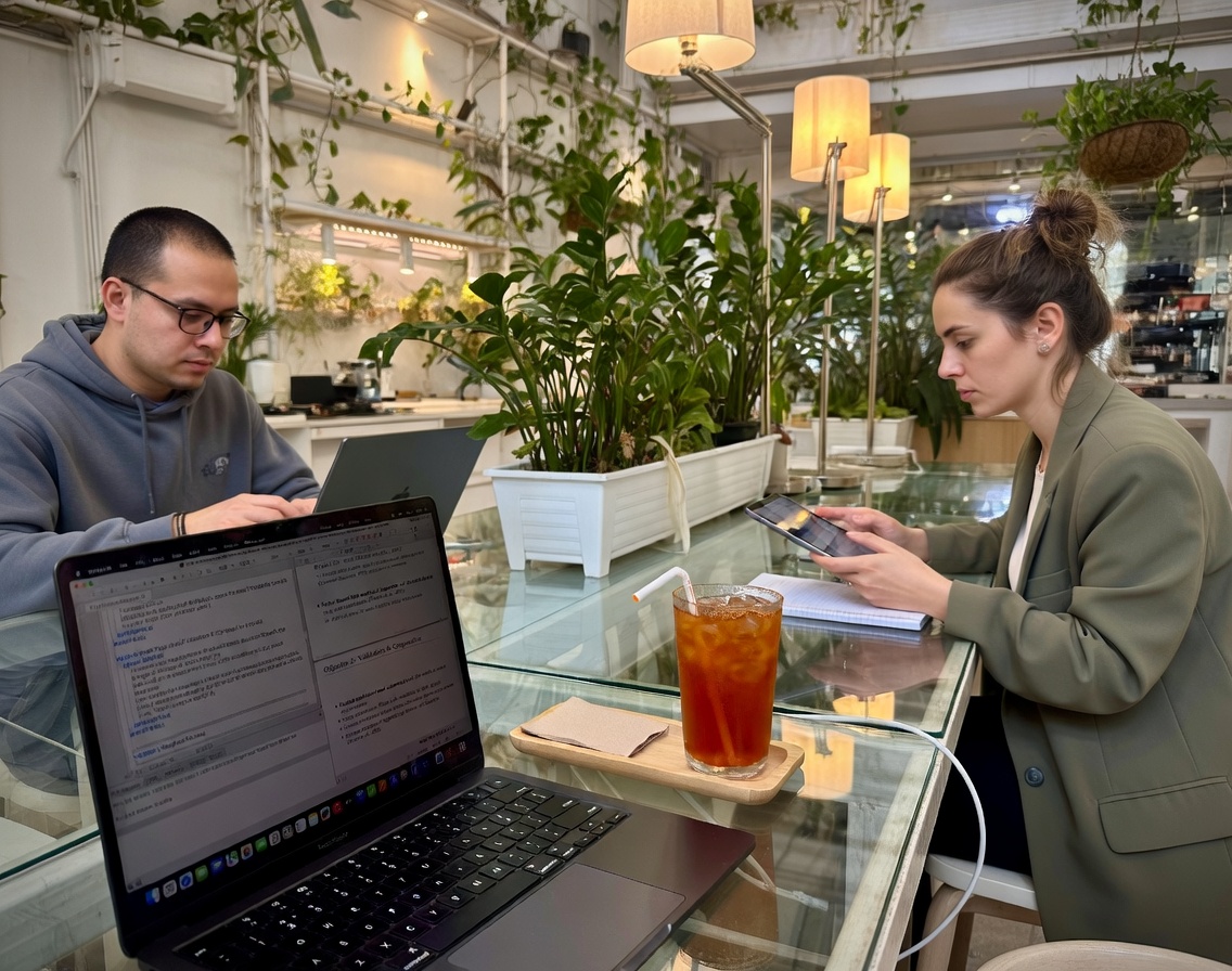 Plant workshop cafe